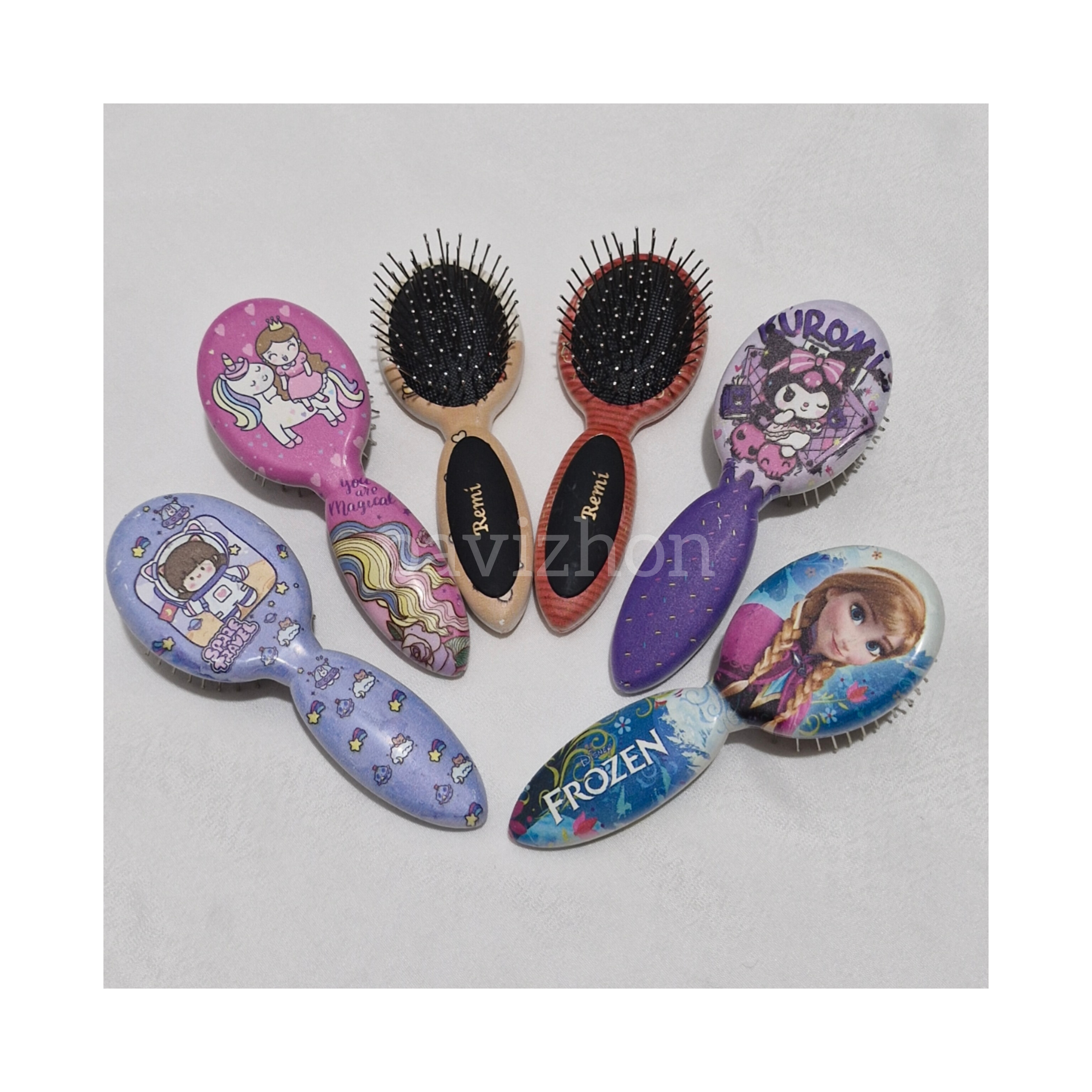 برس مو بچه گانه طرح دار